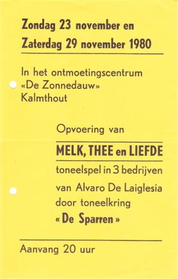 Melk, thee en liefde