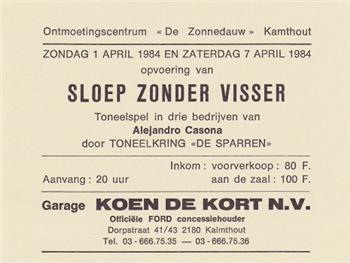 Sloep zonder visser