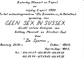 Geen sex in Sussex