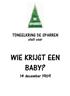 Wie krijgt een baby?