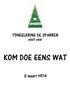 Kom doe eens wat