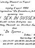 Geen sex in Sussex